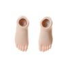 Obitsu Body 50cm Foot 501 New Type Left and Right Set Whitey (soft Vinyl)