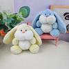 Adorable Plush Bunny Keychain Soft Cartoon Rabbit Bag Charm Doll With Pp Cotton Filling