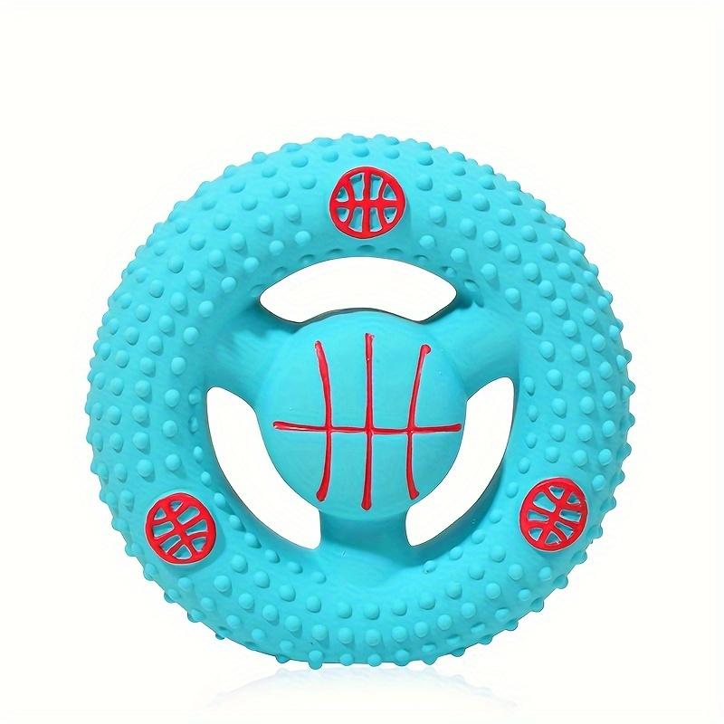 Интерактивная игрушка-пищалка для собак — идеально подходит для снятия скуки и поощрения физических упражнений — прочный латексный материал — подходит для мелких и средних пород