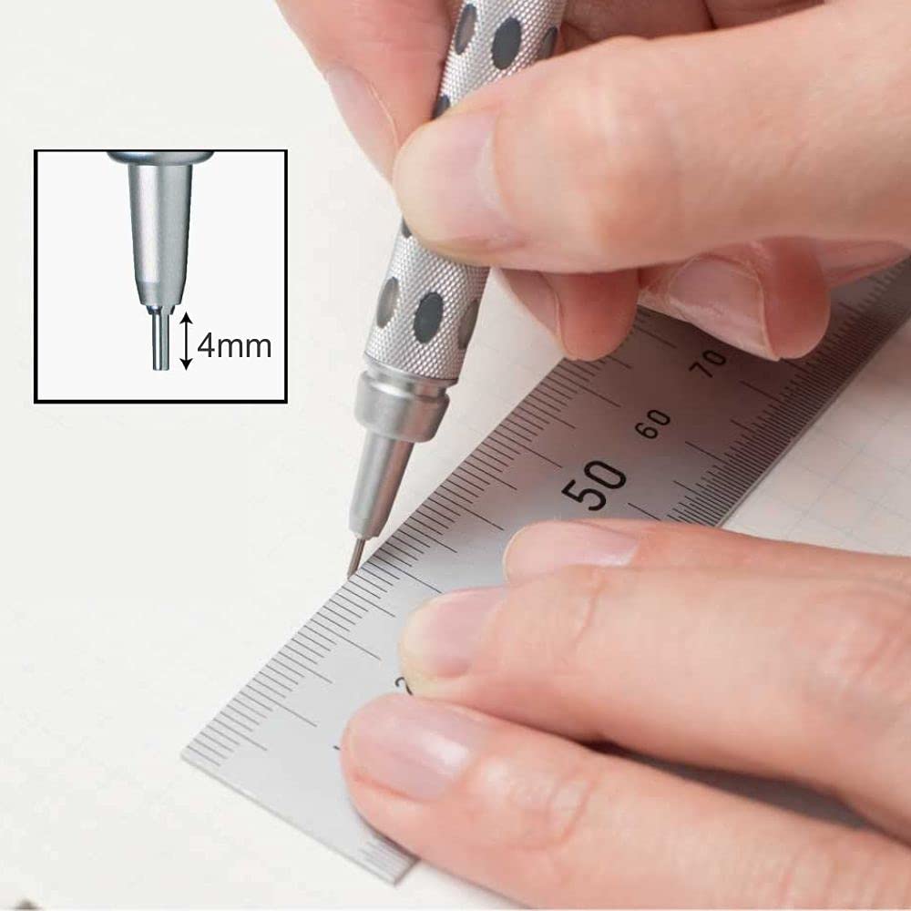 Механический карандаш Pentel Graph Gear 1000 PG1015 0,5 мм серебристый