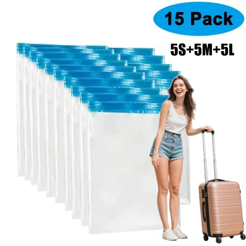 Дорожные компрессионные мешки, Сворачивающиеся дорожные мешки для экономии места для багажа, Необходимые вещи для круизного лайнера, Одежда, Складной компрессионный мешок
