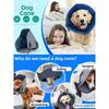 Adjustable Dog Neck Cone Comfortable Fit Neck Protective Circle Wound Recovery Sleeve  Rashes
