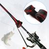 Casting Spinning Fishing Rod Sleeves Protective Rod Socks Braided Mesh Rod Protector Rod Gloves Fishing Tool Easy Use