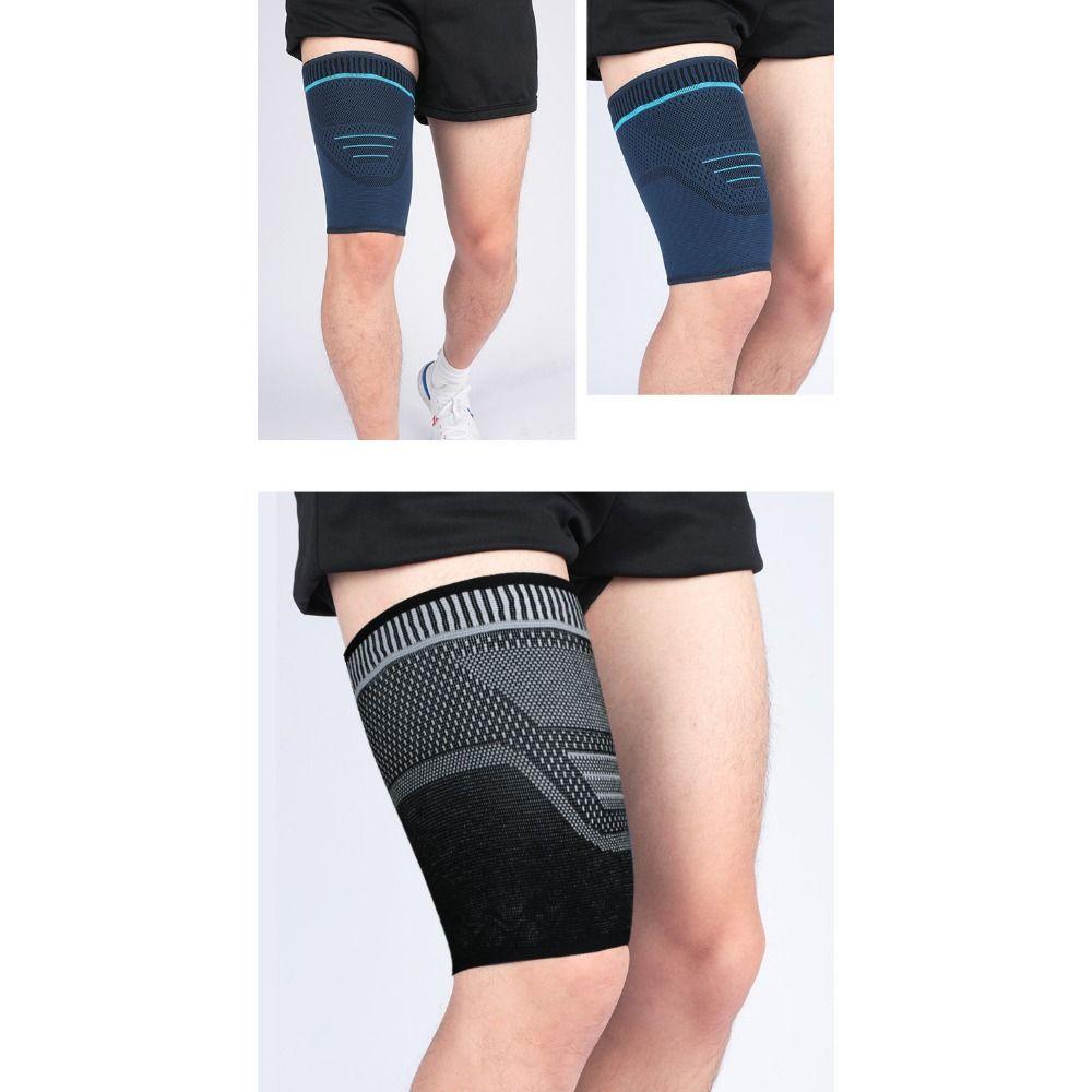 Anti-Chafing Pain Relief Compression Thigh Sleeve Muscle Strain Brace Thigh Protection Leg Support