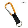 2pcs 13.2cm Webbing Spring Snap Hook Carabiner Lock Buckle  for Outdoor Camping Hiking