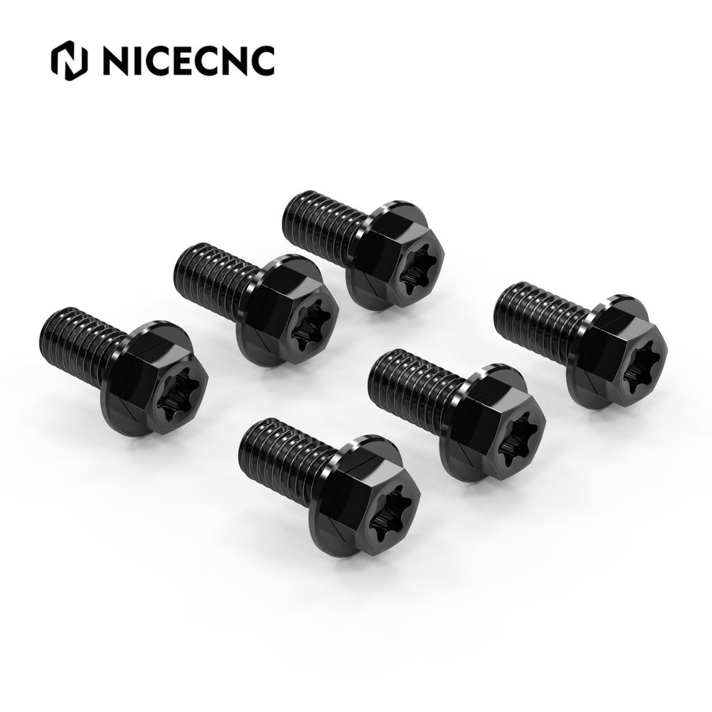 NICECNC Для Surron Light Bee X S L1E M5X10 M6X13 Передние Задние Винты Тормозного Диска Для Segway X160 X260 Электро-кроссовый Велосипед 2025
