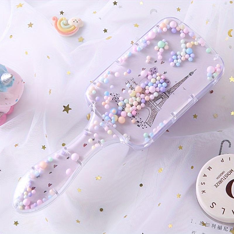 Щетка для волос в мультяшном стиле, массажная расческа для сухих и влажных волос, портативный инструмент для укладки волос