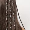 40PCS Hair Braiding Mixed Hair Rings Set Gold and Silver Hair Braid Tubes Dreadlocks Beads Women