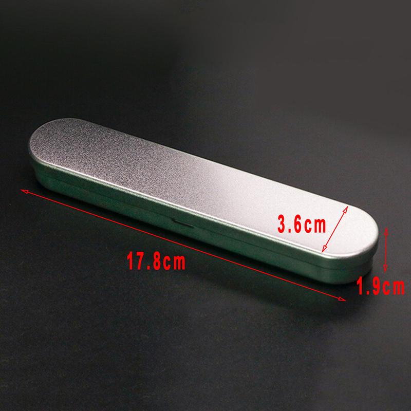 1 шт. металлическая подарочная прямоугольная жестяная коробка в форме лошадиного рта для перьевой ручки