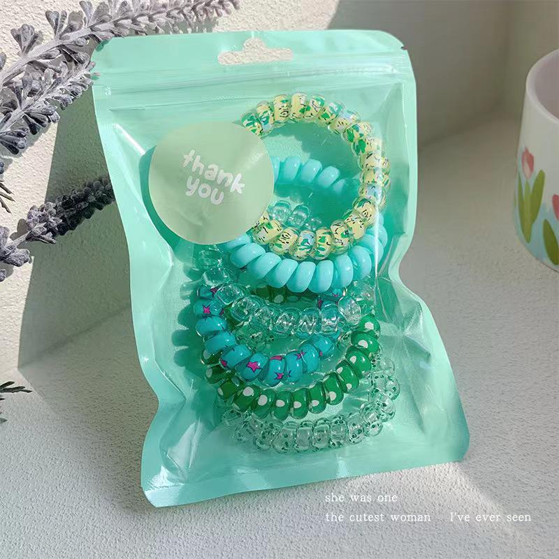 Summer Gradient Elastic Hair Band for Girls