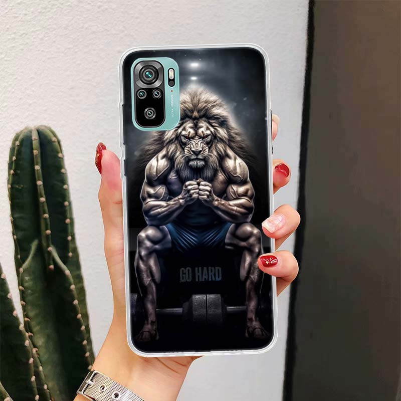 Лев Самец Львенок Король Для Xiaomi Redmi Note 14 13 12 11 Pro Plus Чехол Для Телефона 14S 12S 11S 11E 11T 10S 10 9S Fundas Обложка Coque