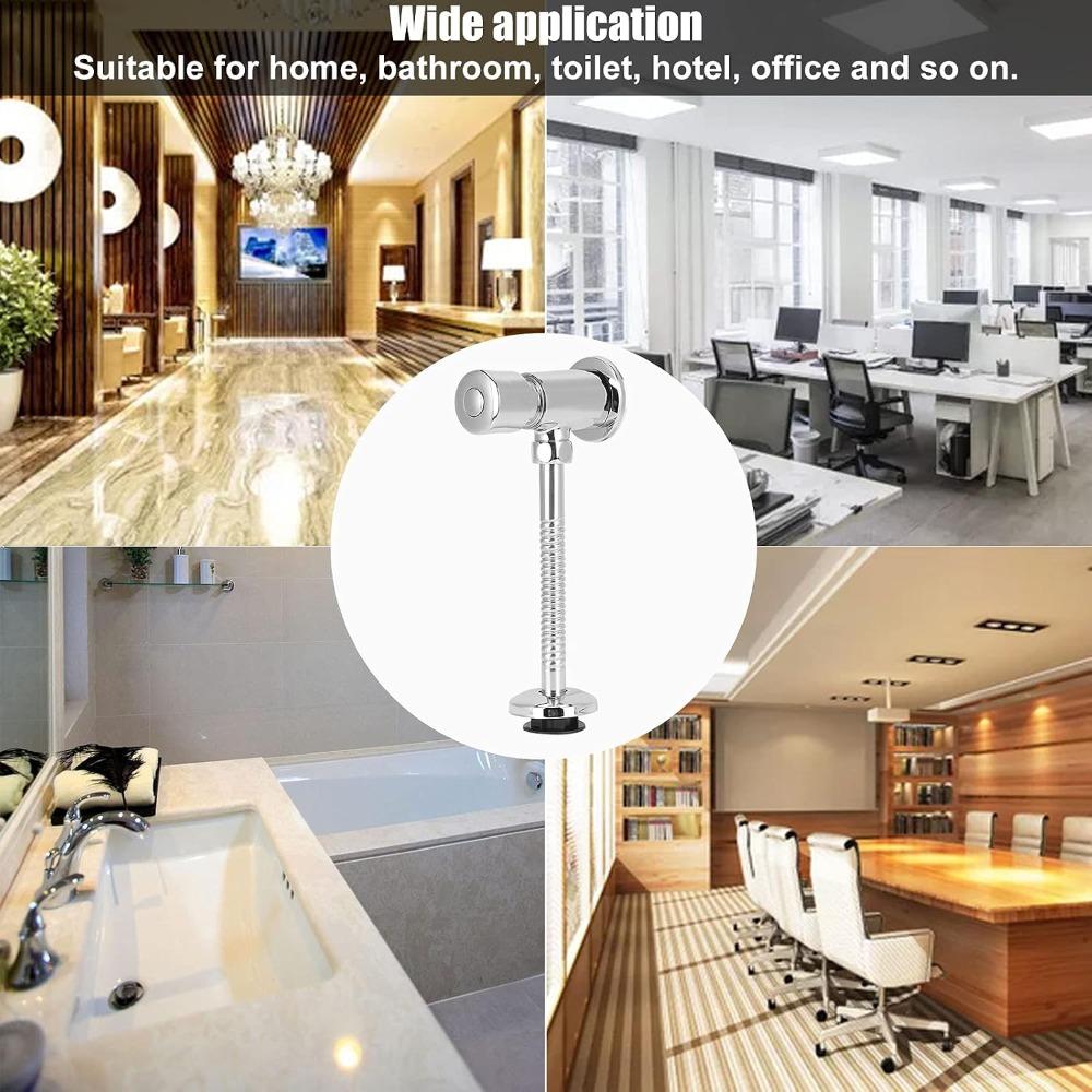 Copper Material Urinal Flush Valve Exposed Type Wall Mounted Flush Valve For Home Use