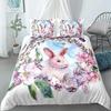 Cartoon Cute Dograbbit Duvet Cover 3D Printed Nordic Bedding Set Pillowcase Double Twin Full Queen King Size Quilt Cover