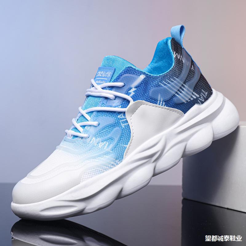 Обувь для папы, мужская летняя сетчатая дышащая студенческая повседневная обувь, модный тренд, мягкая подошва, легкая спортивная мужская обувь для бега