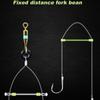 Tool Anti-wrap Beans Silicone Fish Line Separator Double Hook Fish Hook Fixed Distance Splitter