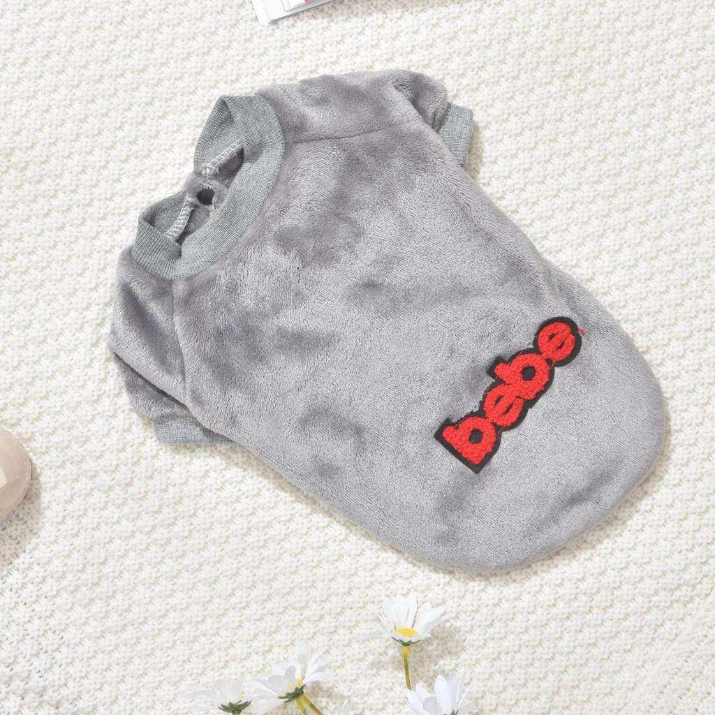 Камуфляжная плюшевая толстовка для бишон фризе: Милая, устойчивая к грязи, универсальная одежда для домашних животных на осень и зиму