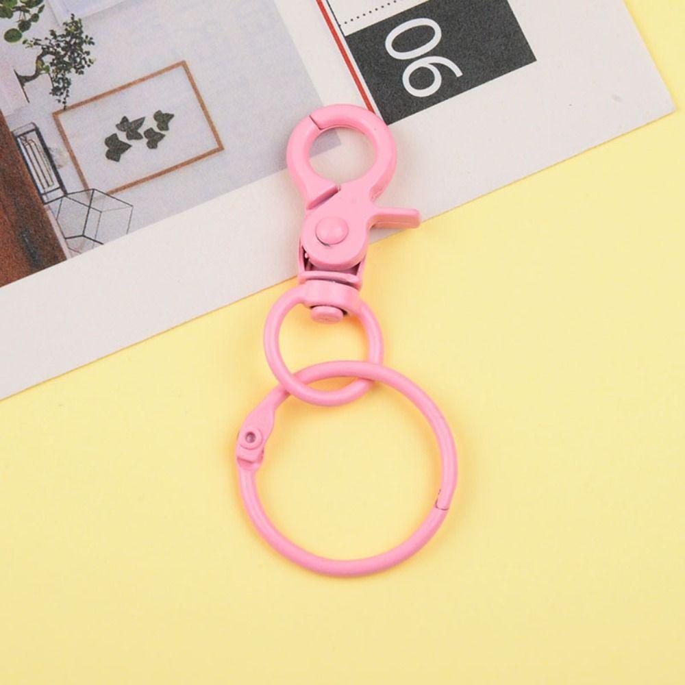 Snap Buckle Hooks Jewelry DIY Buckle Connector Spring Clasp for Keychain Craft Lovers