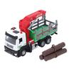 1:32 Timber Transport Crane Alloy Simulation Logging Truck with Light Sound for Children Toddlers