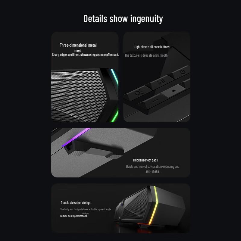 Edifier M30 Plus RGB Desktop Bluetooth Gaming Speakers