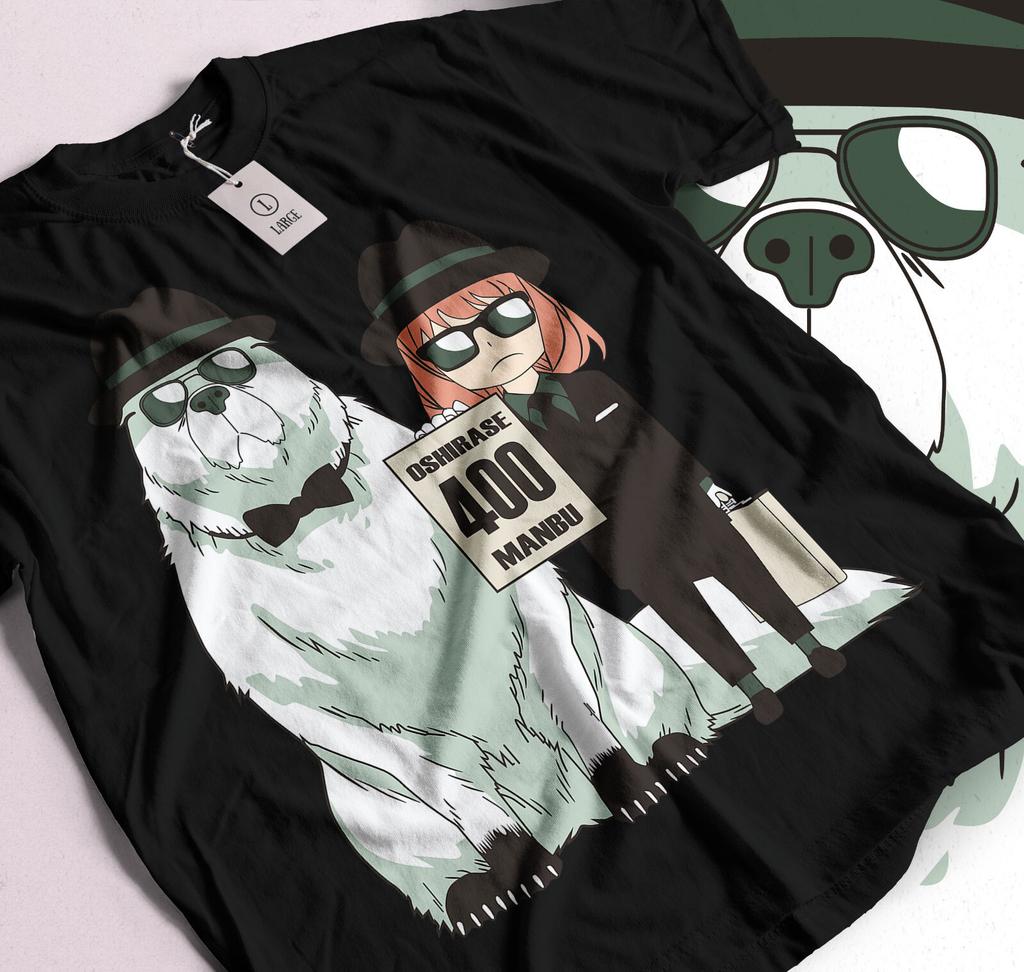 Spy x Family T-shirt Anime Loid Yor Anya Bond Forger Funny Shirt Tshirt 070