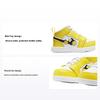 Детские кроссовки Air 1 Mid ALT TD Dynamic Yellow Черно-белые AT4613-700