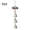 Traditional Gift Retro Dragon Hanging Bells, Metal Flying Wind Chime, Rustic Iron Chimes Fantasy Outdoor Garden Ornament for Patio Porch Yard
