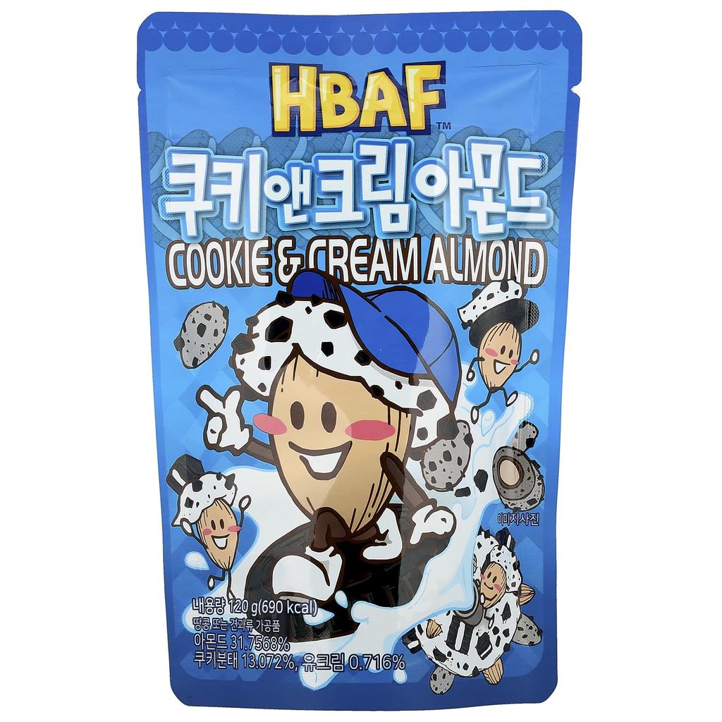 HBAF Cookies & Cream Almonds, 120g