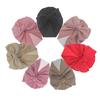 Bows Baby Hat Knot Bonnet Warm Soft Newborn Turban Solid Color Kids Beanie Cap