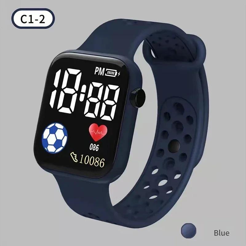 Cartoon Kids LED Watches Silicone Strap Digital Kids Watch Electronic Wristwatch Sports Clock for Boys and Girls Gifts
