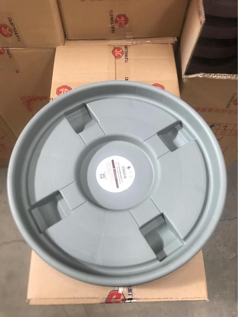 Large Rolling Flower Pot Base with Thickened Plastic Tray and Universal Wheels