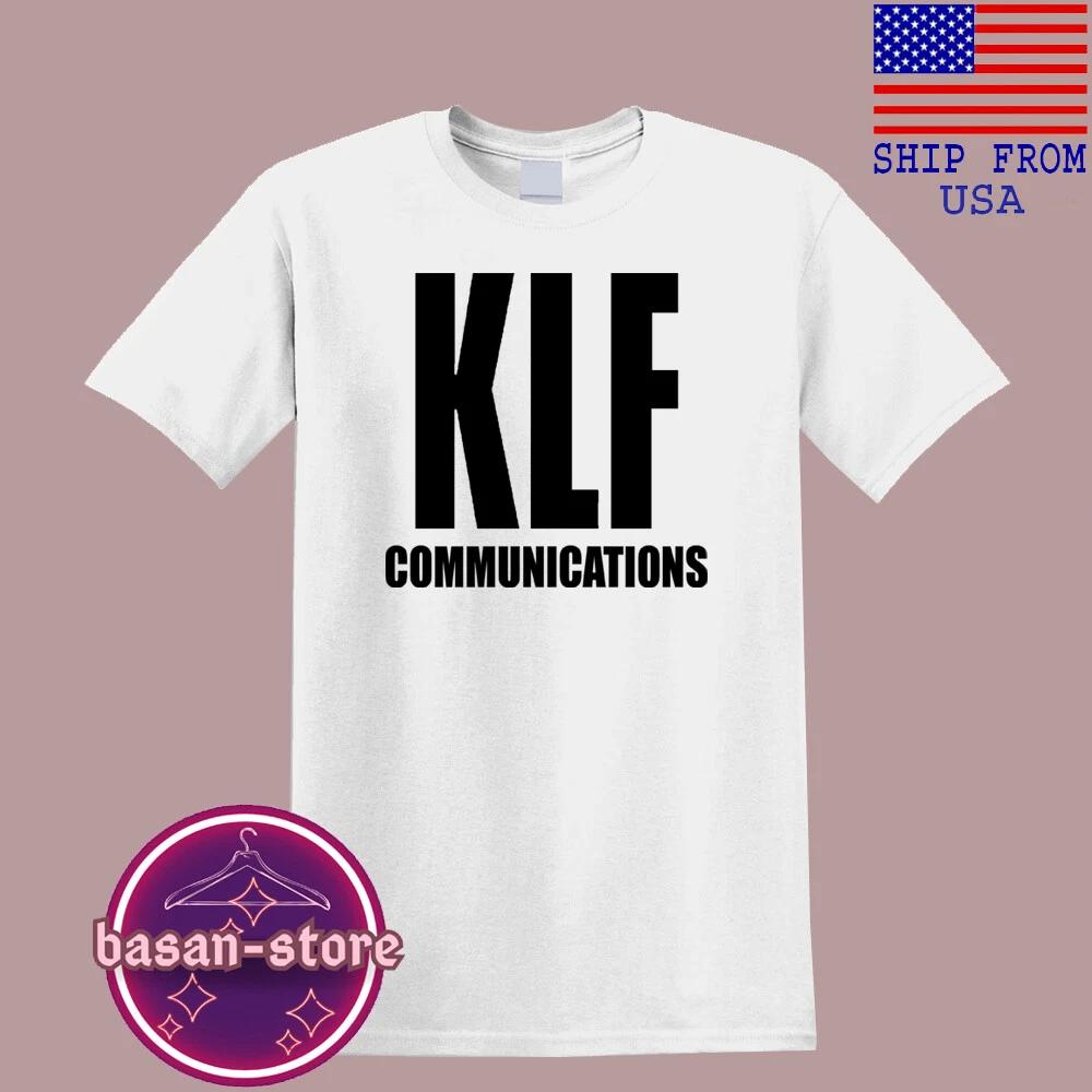 KLF Communications Мужская Белая Футболка Топ Унисекс