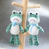 Adorable Long-legged Frog Plush Toy Keychain Soft And Cuddly Animal Accessory
