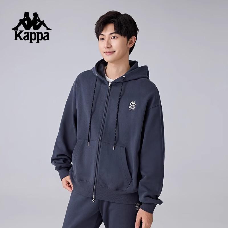 Kappa Мужская ретро-толстовка с капюшоном из вязаного полотна