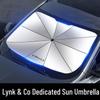 Солнцезащитная теплоизоляция для моделей Lynk & Co EV 01-06, Занавеска-солнцезащитный козырек на лобовое стекло