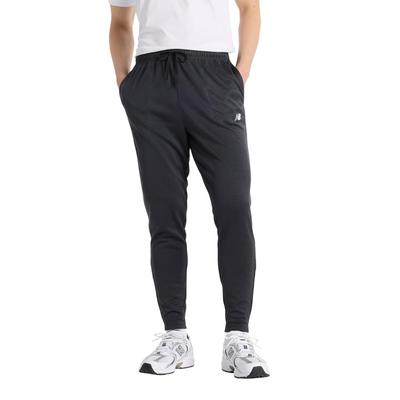 Мужские трикотажные спортивные брюки New Balance BK (MP51905) (черный)