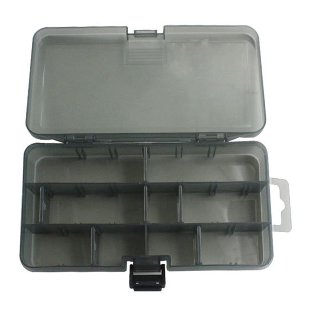 Plastic Fishing Tackle Box Fishing Lure Storage Case Fishing Bait Storage Organizer