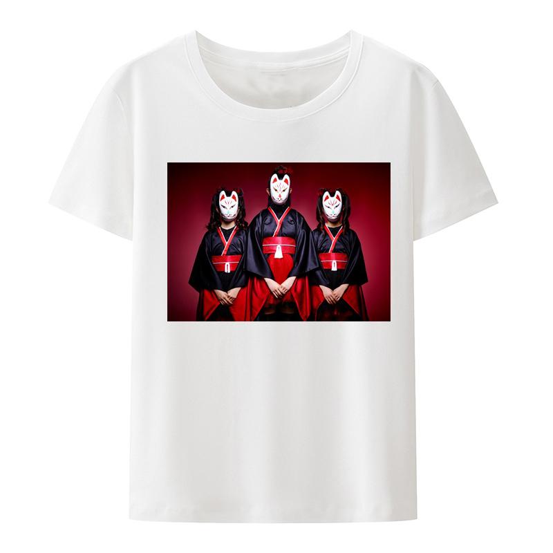 Новое поступление BABYMETAL Heavy Metal Electroacoustic Band Футболка Rock Band Унисекс и для женщин Подарочная футболка для отдыха на улице в стиле хип-хоп Модная футболка