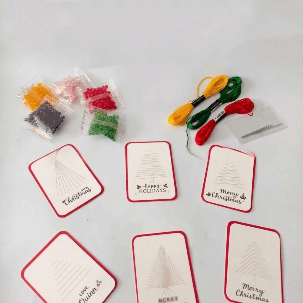 Various Decorative Elements DIY Card Making Kit Holiday Handcrafts Kit Parent Child Interaction