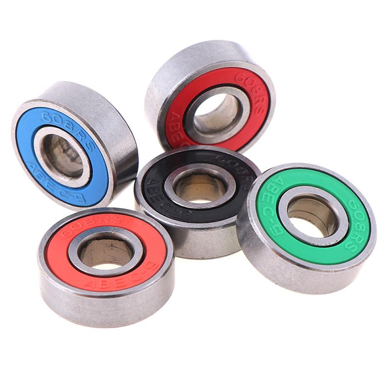 5 шт Abec-9 608Rs скейтборд самокат колеса роликовые герметичные шариковые подшипники