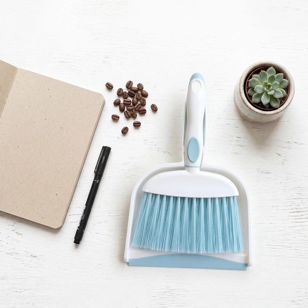 Durable Cleaning Brush Set Handheld Desktop Mini Broom Set Handheld Sweeping Brush Home Cleaning