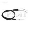 Fit For Harley Motorcycle Black Lengthened Throttle Cable Wires Clutch Cable Sportster Road King Iron XL 883 N/L XL1200 X/ V/C/T