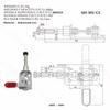 GH-301-CL and 301-CR Handle Quick Release Left and Right Push-pull Toggle Clamp quick release push pull clamp HS CH 301CR 301RL