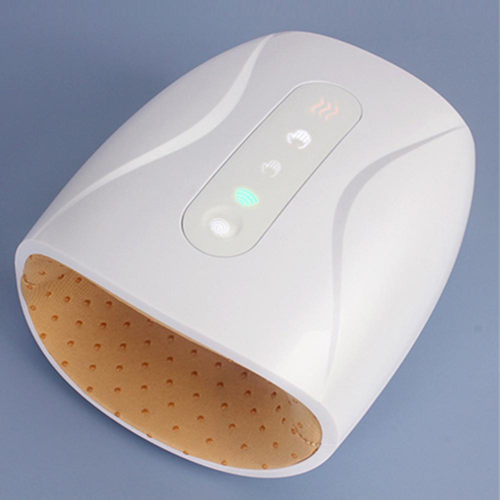 1 шт. Белый электрический ручной массажер для ладоней, тепловой массажер для акупрессуры