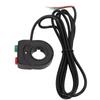2 in 1 Motorcycle Horn Headlight Switch Bicycle Headlights Horn Turn On Off Switch Button for Scooter Electric Bike