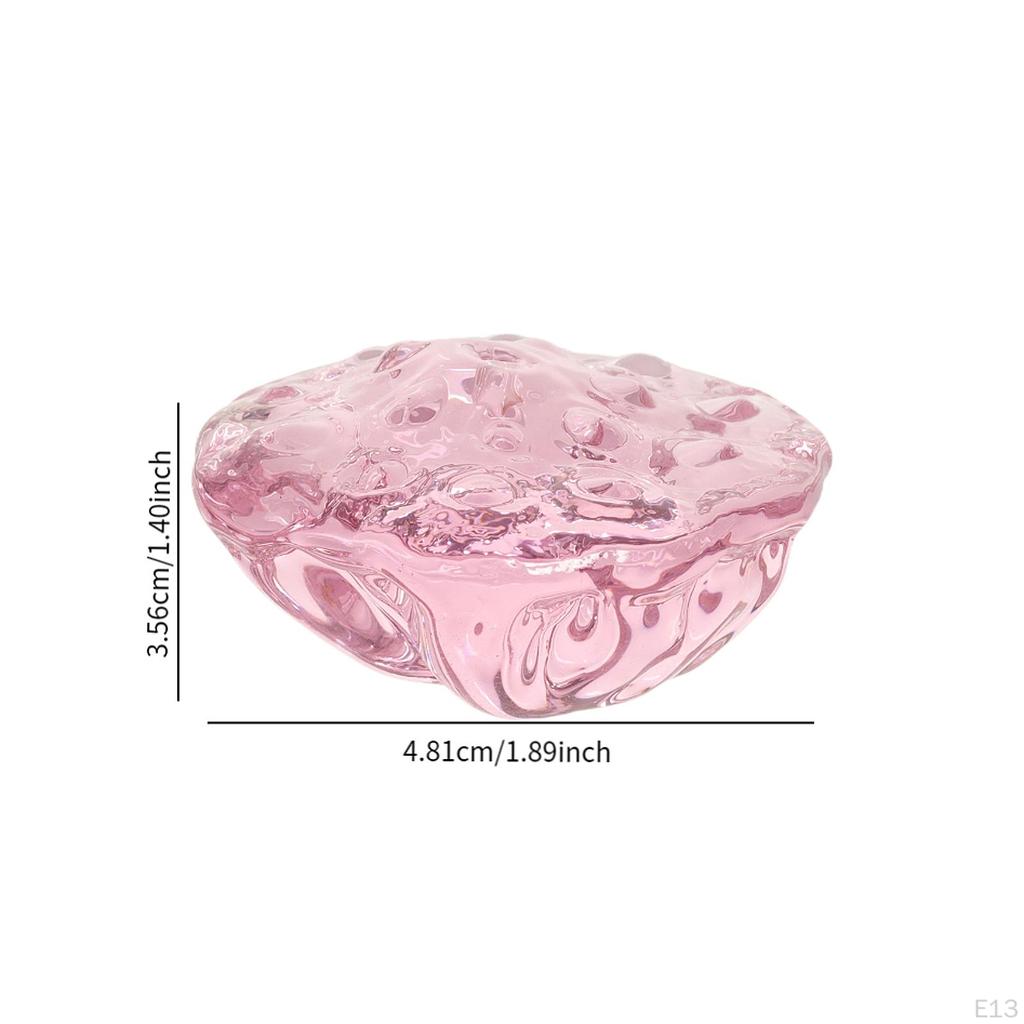 Decorative Fruits Figurines Chirstmas Decor Multicolor Creative Collectible Display Props Crystal