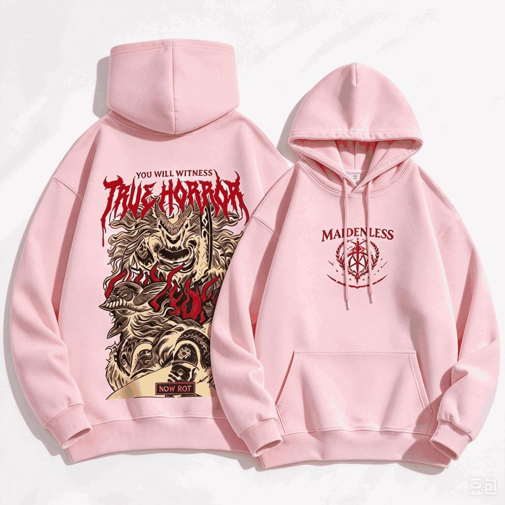 Elden Ring Graphic Hoodies Autumn Winter Men Manga Vintage Oversized Unisex Streetwear Trendy Sports Graphic Y2k Short Sleeves Classic