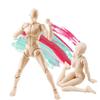 Gnallang Drawing Movable Comes with Changeable Model Cartoon Muscular Male and Female Skin Color Doll, Joints, Stand, Gestures, Doll, Model, Body, -