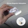 4Pcs Wireless LED Lights For Car Interior,7 Colors Ambient Lighting Car Interior,Car Lights Ide Your Car,USB Rechargeable Car Interior Led Night