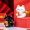 Милые полимерные миниатюры кошек удачи для автомобиля или стола, разных цветов для удачи и процветания