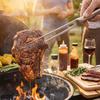 Вилка для мяса с двумя зубцами, термостойкая, для барбекю, прочная, кухонная